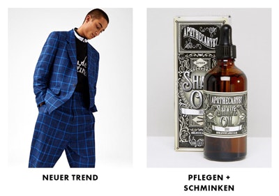 Auch die Herren der Schöpfung profitieren von ASOS-Gutscheinen Männermode wir günstiger, wenn Sie einen Rabattcoupon für ASOS einlösen
