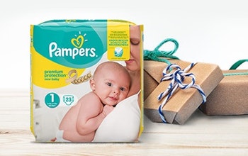 Besuchen Sie die Website von Pampers und entdecken Sie die Angebote Sparen Sie mit einem Gutschein bares Geld für die Familienkasse