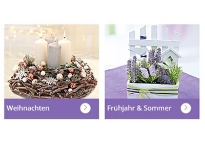 Deko selber machen: mit den Utensilien von Buttinette Für jede Jahreszeit die richtige Deko - und das auch noch zum kleinen Preis